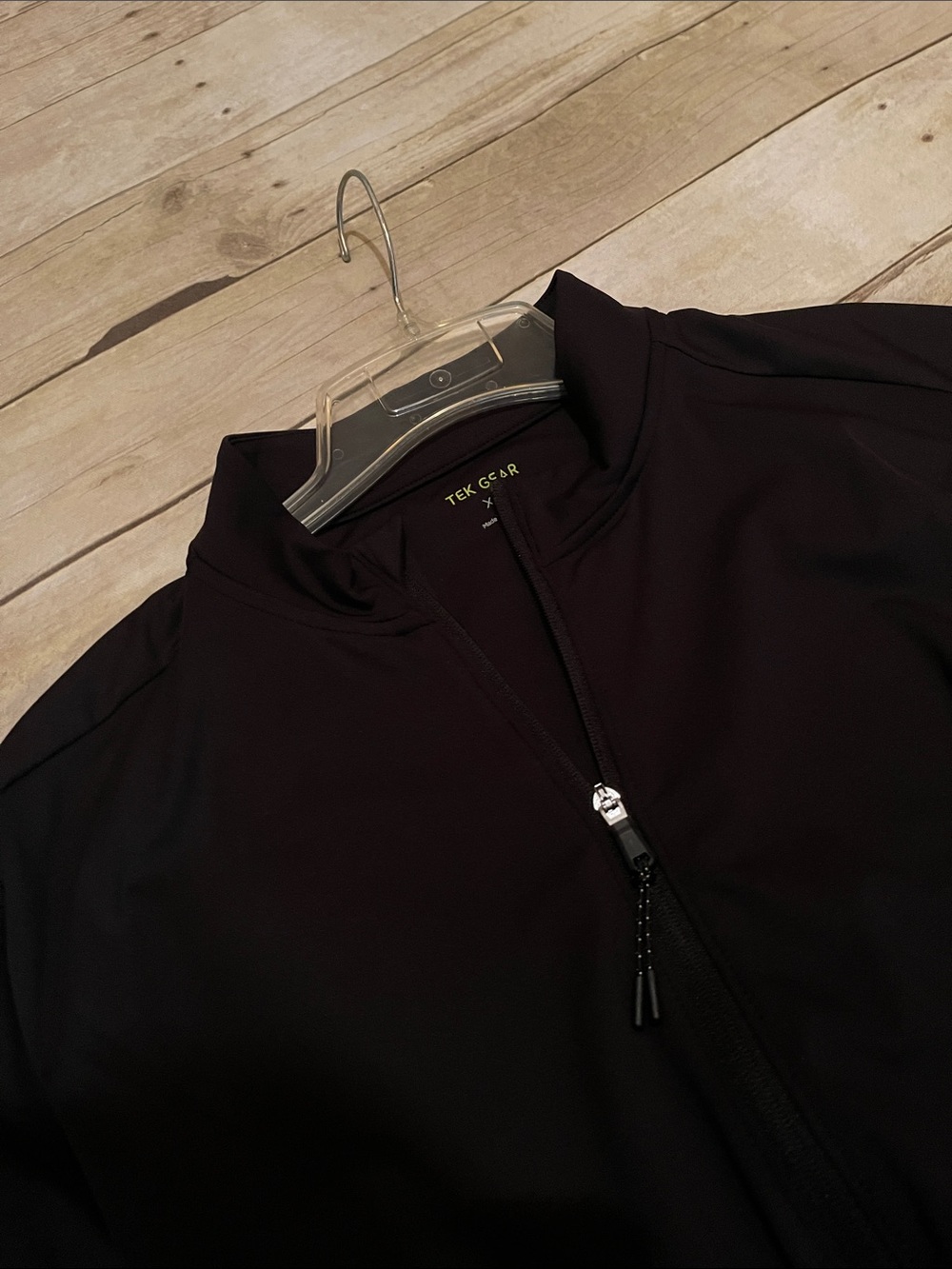 Men’s Tek Gear Full Zip Dry Tek Jacket Black Moisture Wicking XL - Picture 5 of 7